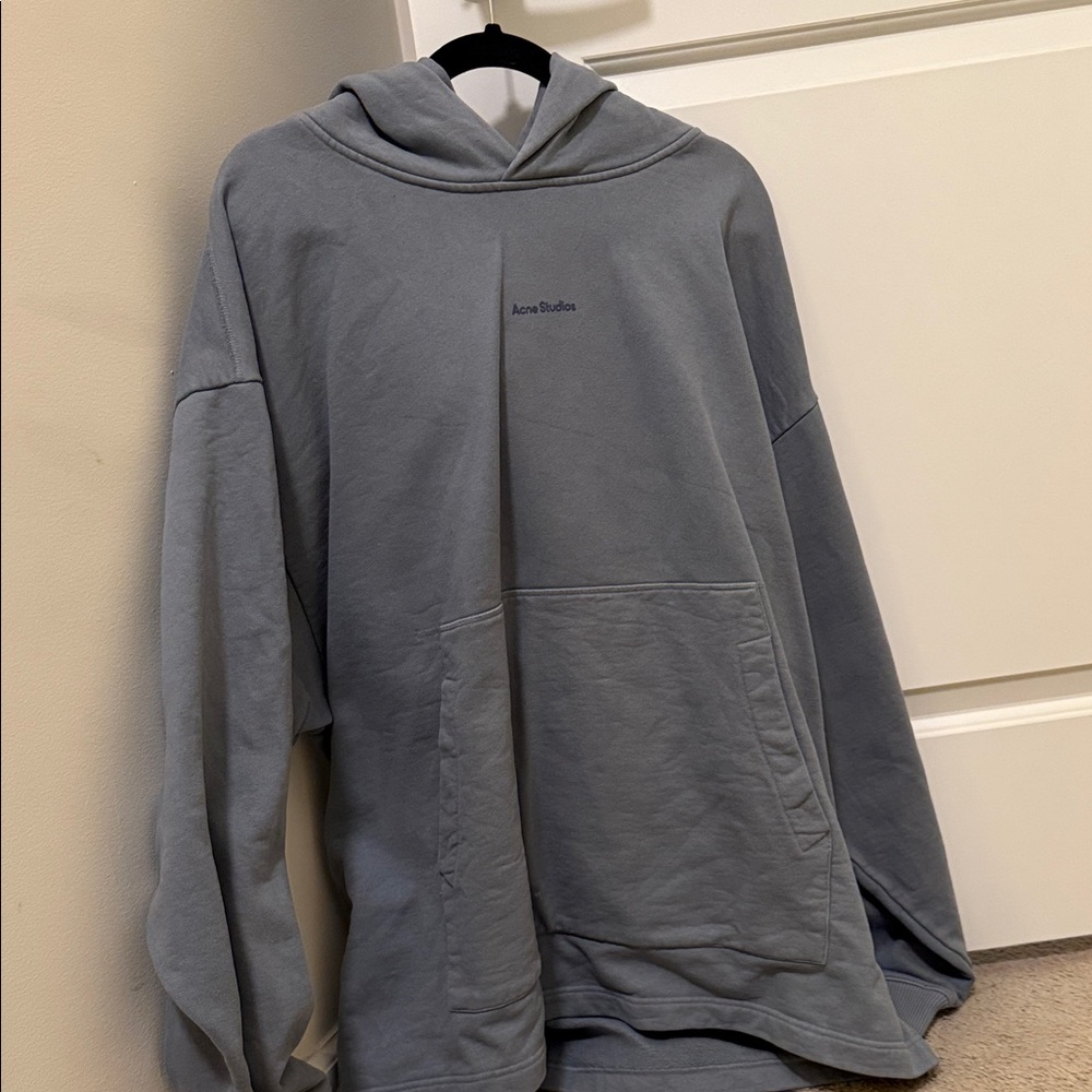 Acne Studios Pastel Blue Oversized Hoodie